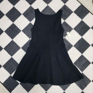 NWT Aerie Black Sporty Mini Dress With Scoopback. Size Medium